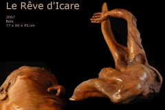 Le Rêve d'Icare bois