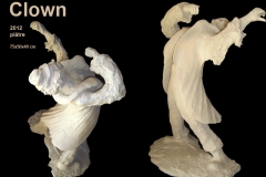 Clown plâtre